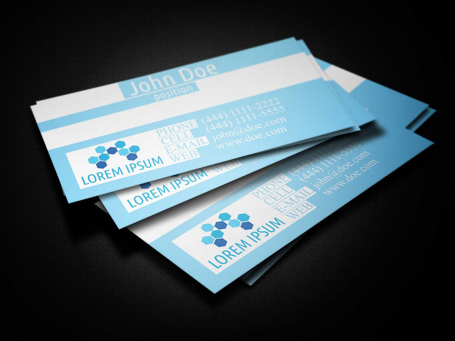 Blue Medical Business Card Template – Business Cards Lab In Medical Business Cards Templates Free