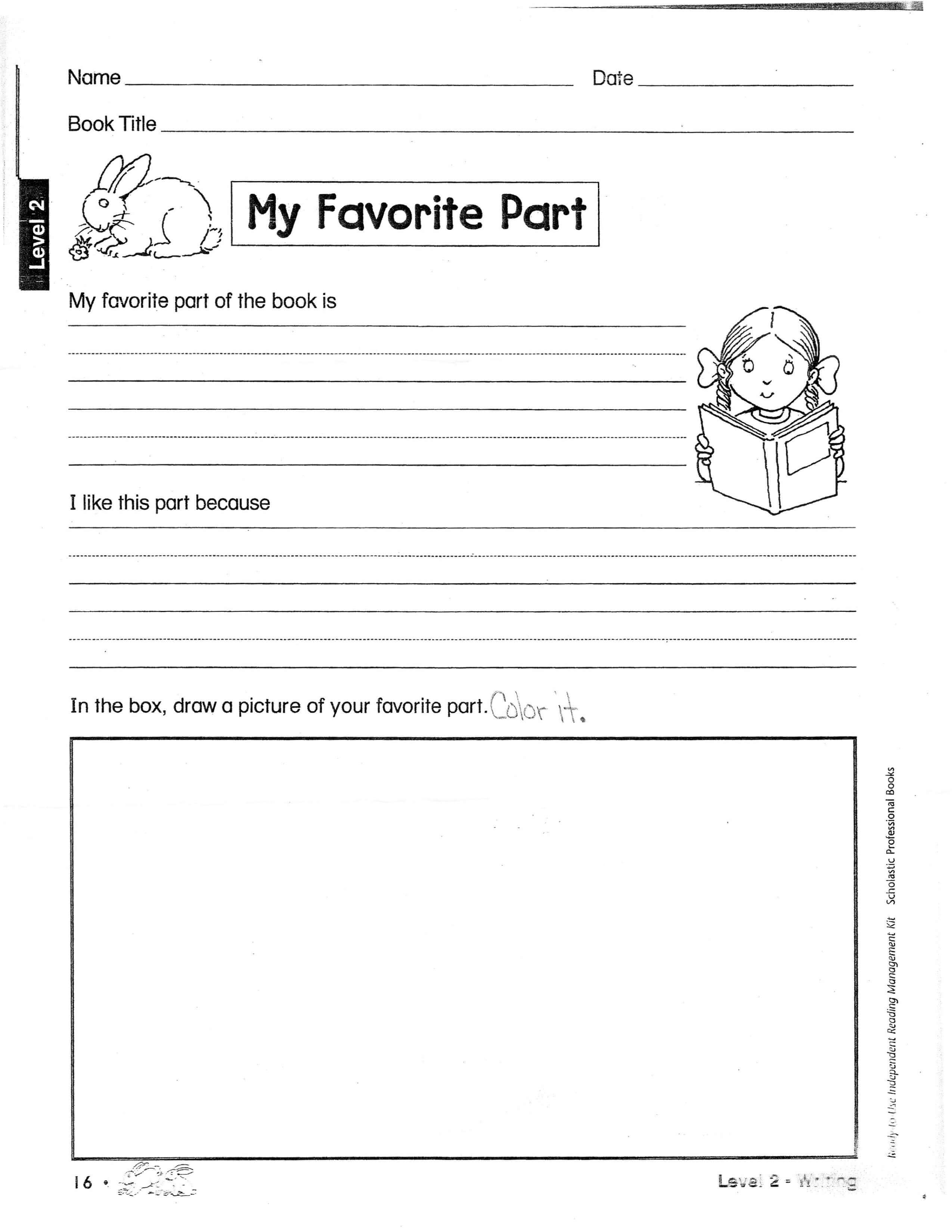 Book Report Outline | Second Grade Book Report Layout | Book Throughout Second Grade Book Report Template