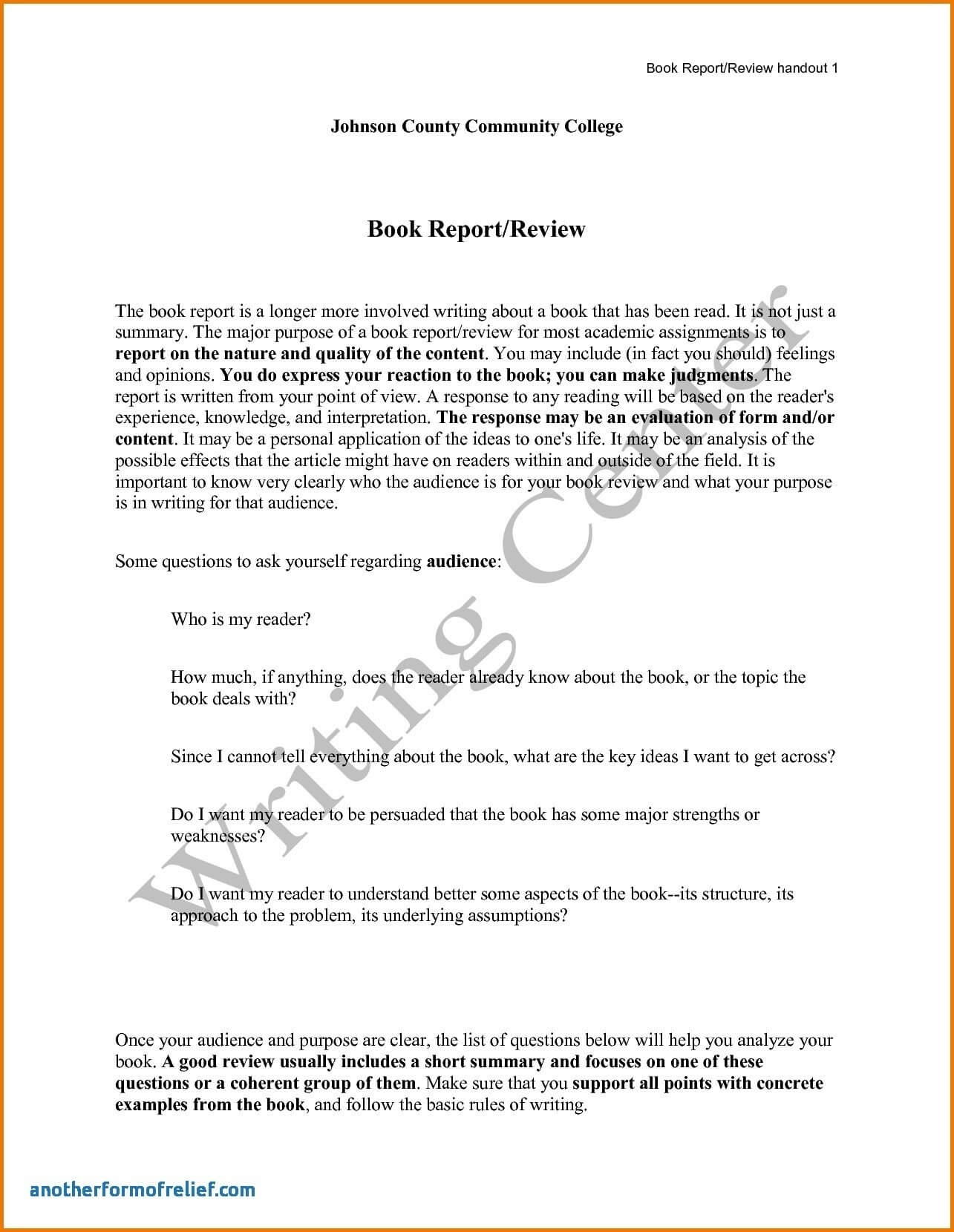Book Summary Template College | Doyadoyasamos Regarding College Book Report Template