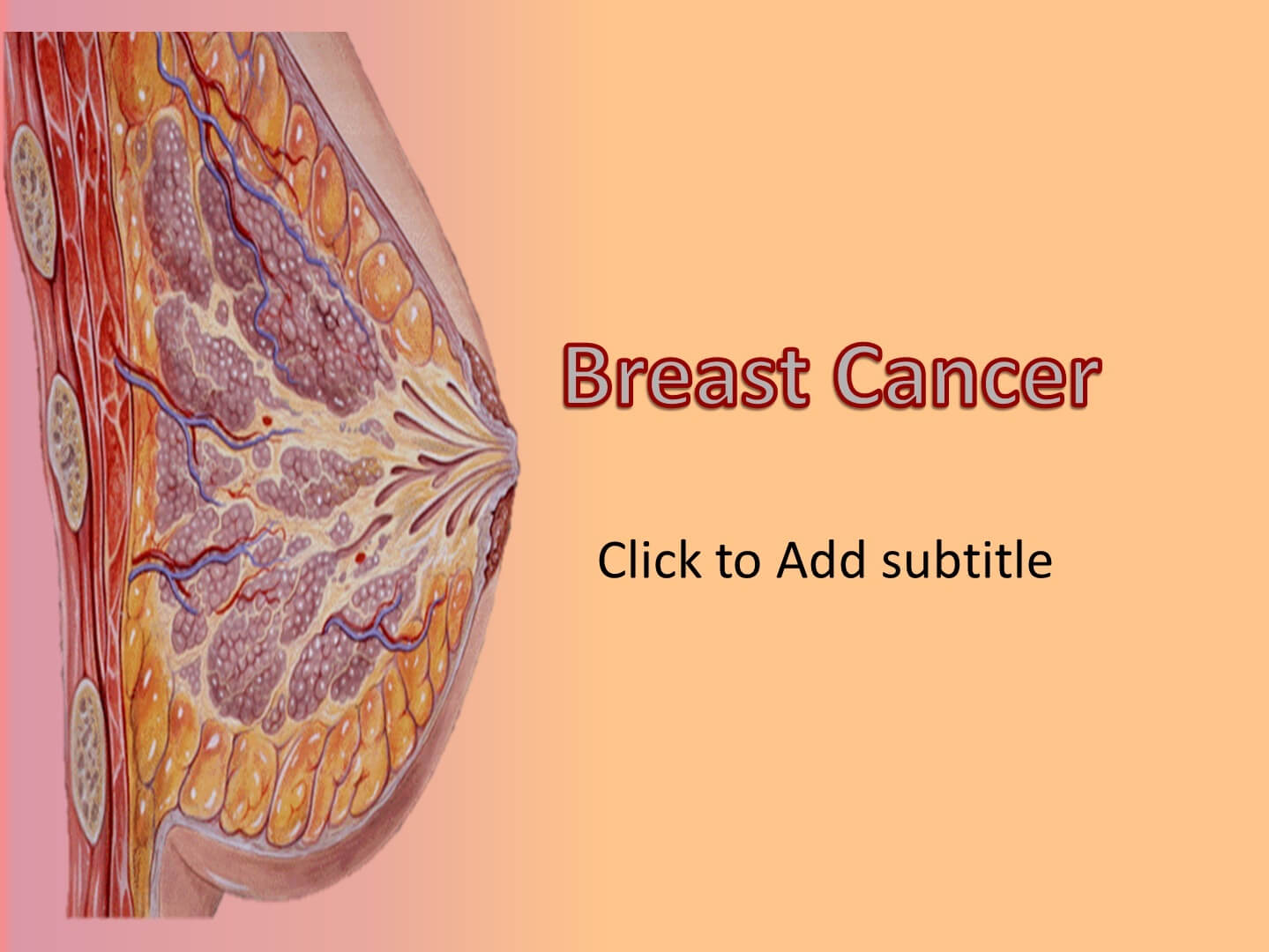 Breast Cancer – Animated Powerpoint Template ~ Free Medical For Free Breast Cancer Powerpoint Templates