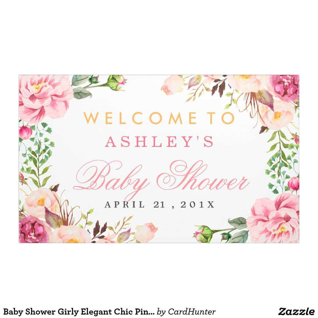 Bridal Shower Banner Template – Bizoptimizer Inside Bridal Shower Banner Template