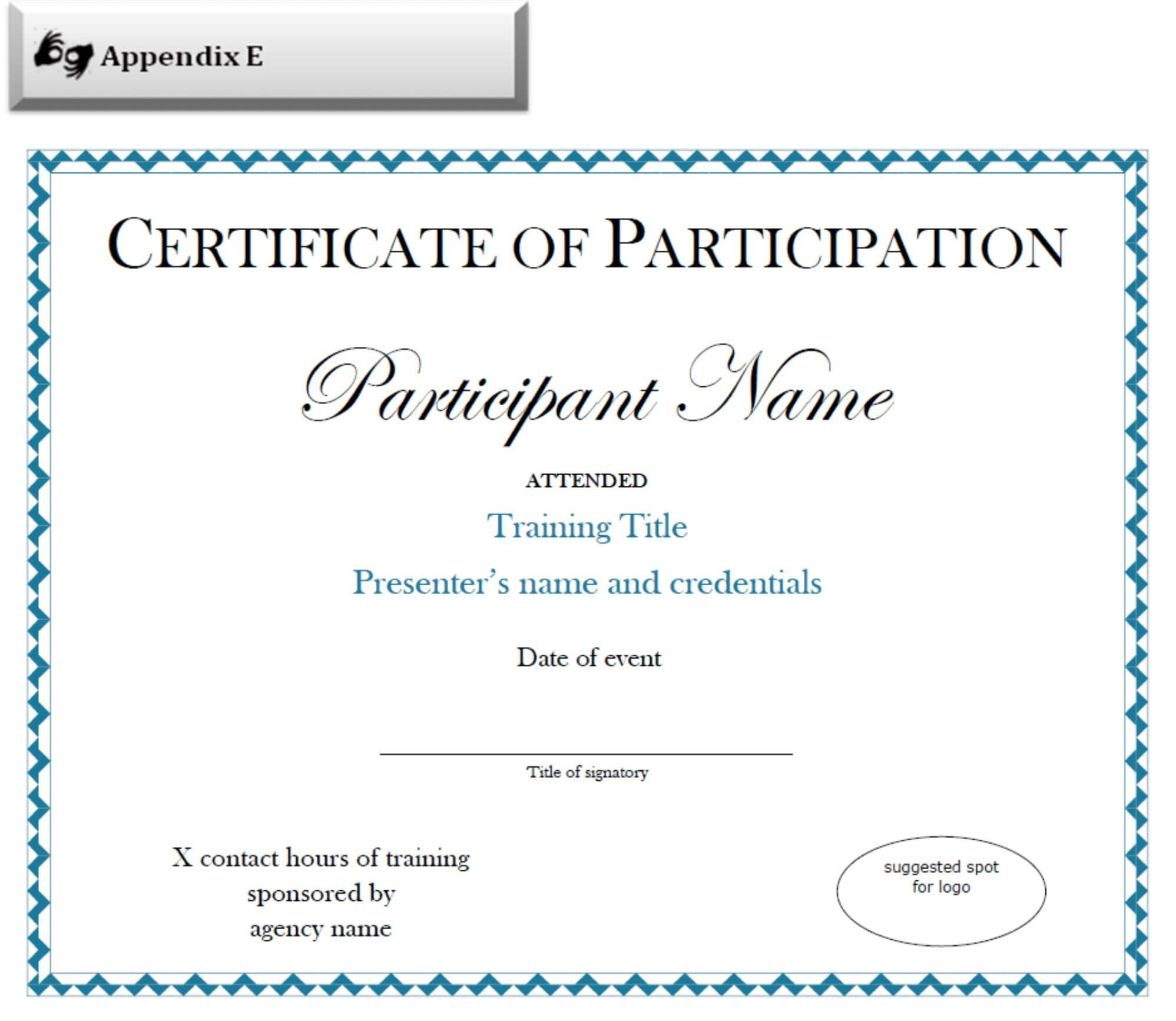 Brilliant Ideas For Conference Participation Certificate In Conference Participation Certificate Template