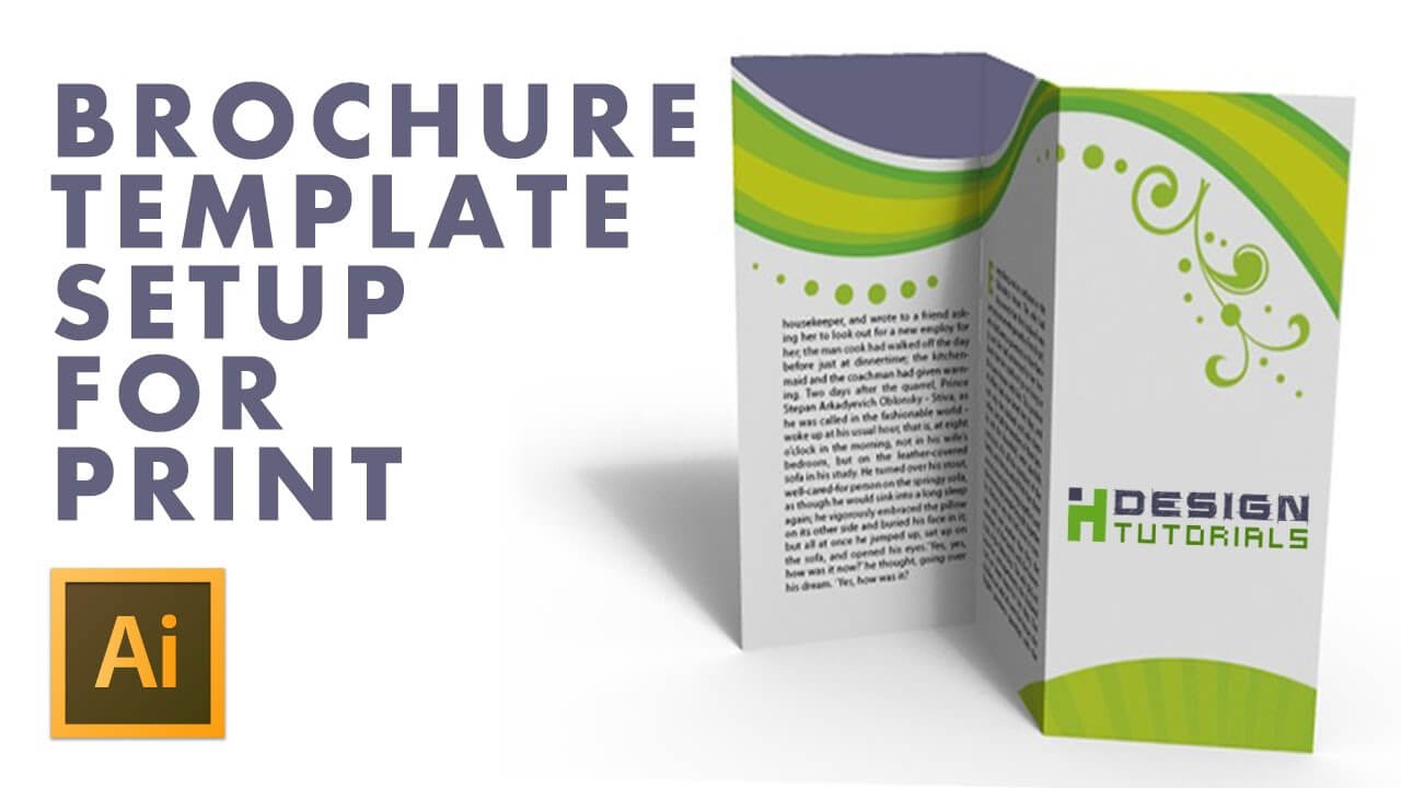 Brochure Template Setup For Print In Adobe Illustrator Pertaining To Brochure Templates Adobe Illustrator
