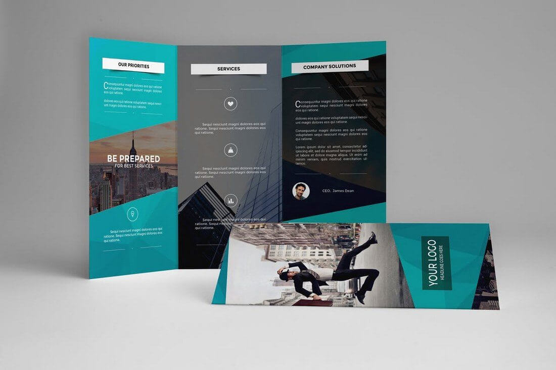 Brochure Templates | Design Shack In E Brochure Design Templates