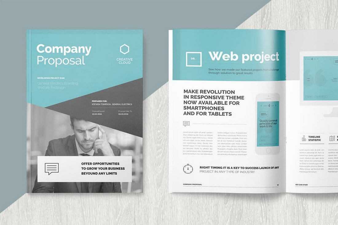 Brochure Templates | Design Shack In Letter Size Brochure Inside Letter Size Brochure Template