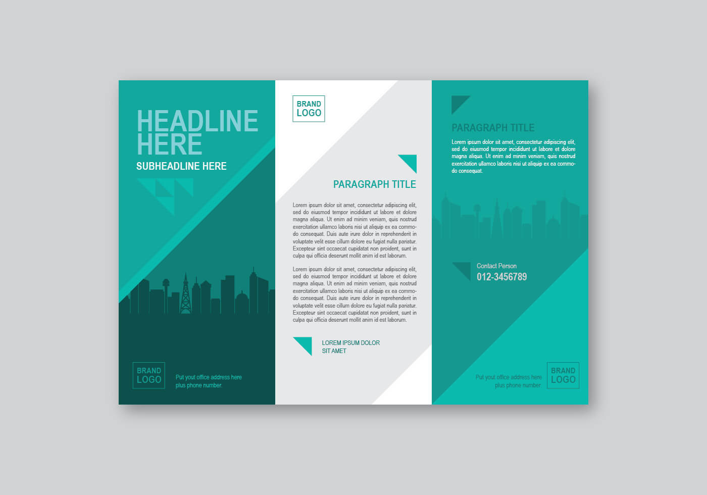 Brochure Templates Free Vector Art – (76,472 Free Downloads) Intended For One Sided Brochure Template