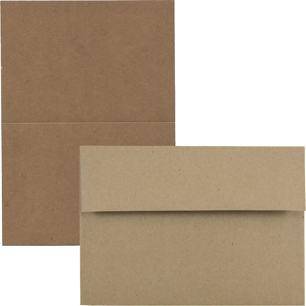 Brown Kraft Paper Bag Recycled Cards And Envelopes | Jam Paper With Regard To Recollections Cards And Envelopes Templates