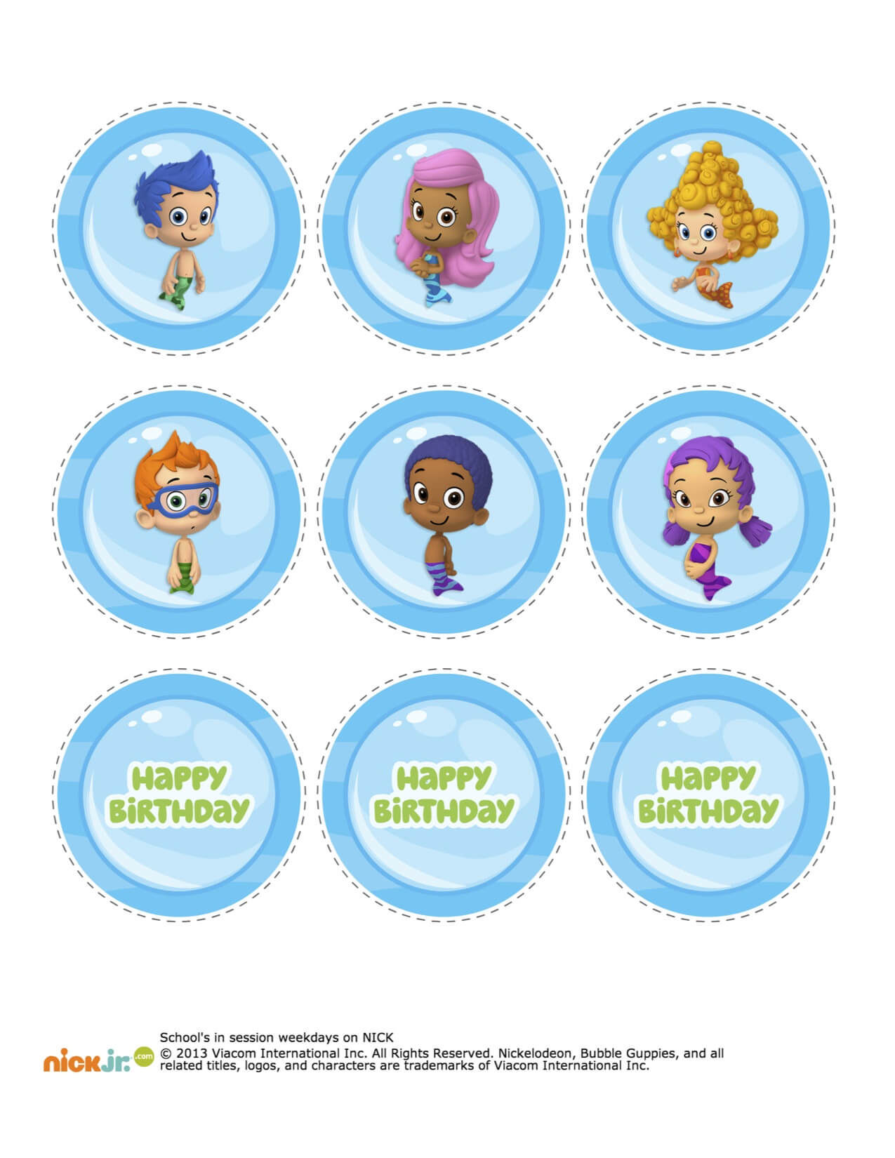 Bubble Guppies Birthday Banner Template – Atlantaauctionco For Bubble Guppies Birthday Banner Template