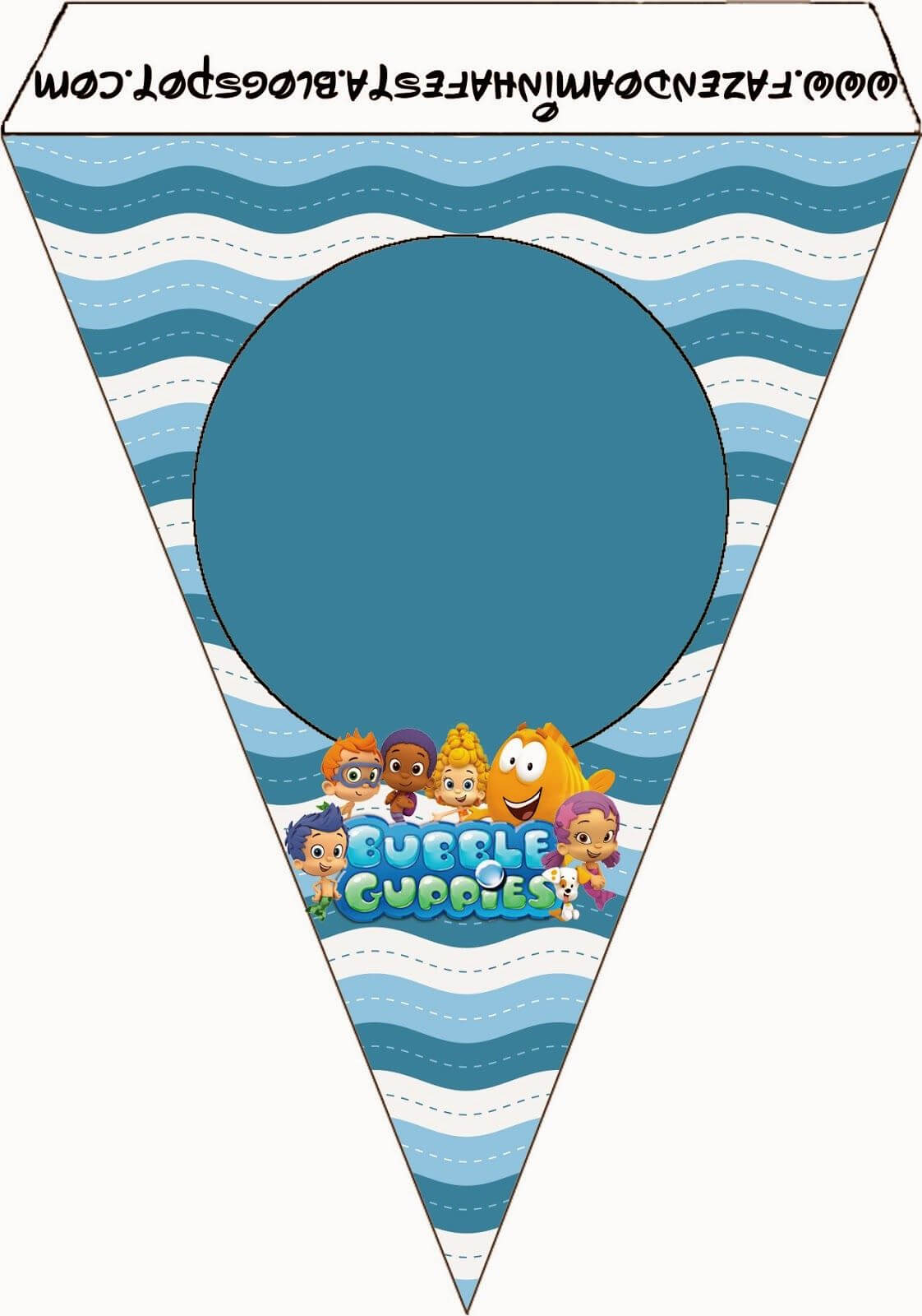 Bubble Guppies Free Party Printables. | First Birthday Theme Within Bubble Guppies Birthday Banner Template