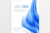 Business Annual Report Cover Page Template In A4 regarding Cover Page For Annual Report Template