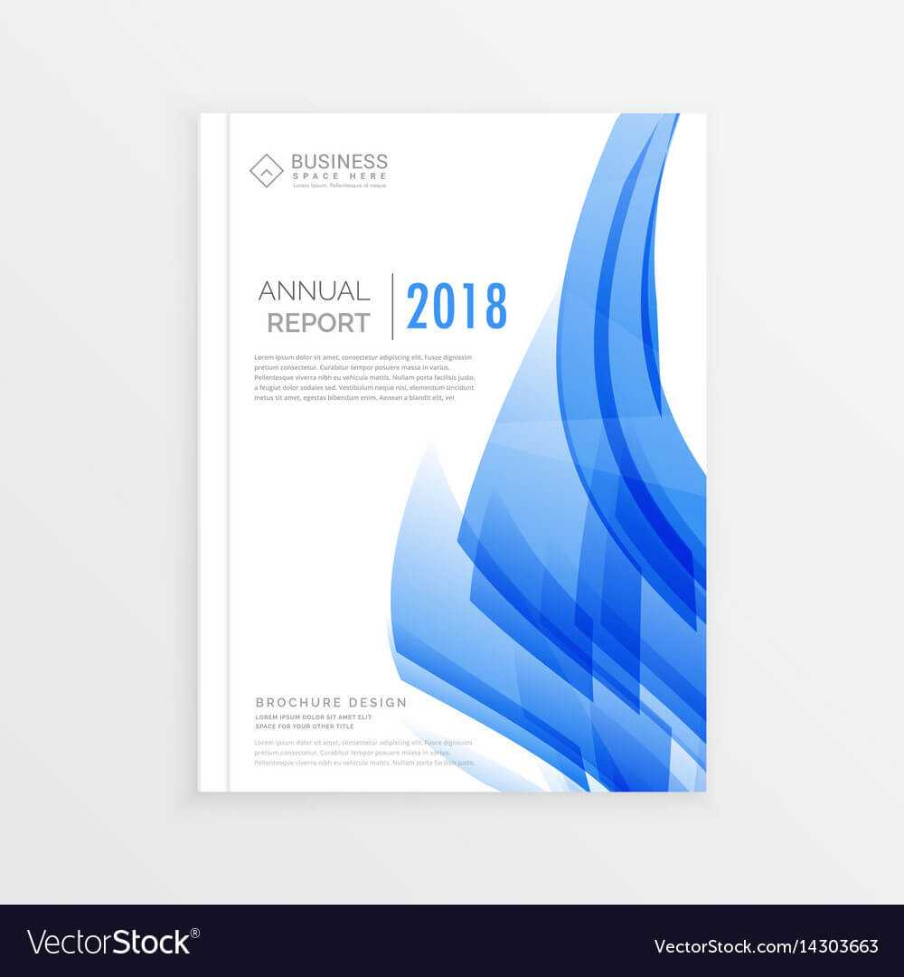 Business Annual Report Cover Page Template In A4 With Regard To Technical Report Cover Page Template