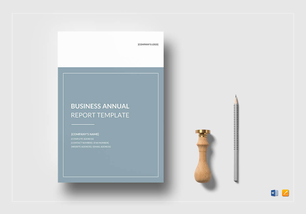 Business Annual Report Template Within Annual Report Template Word
