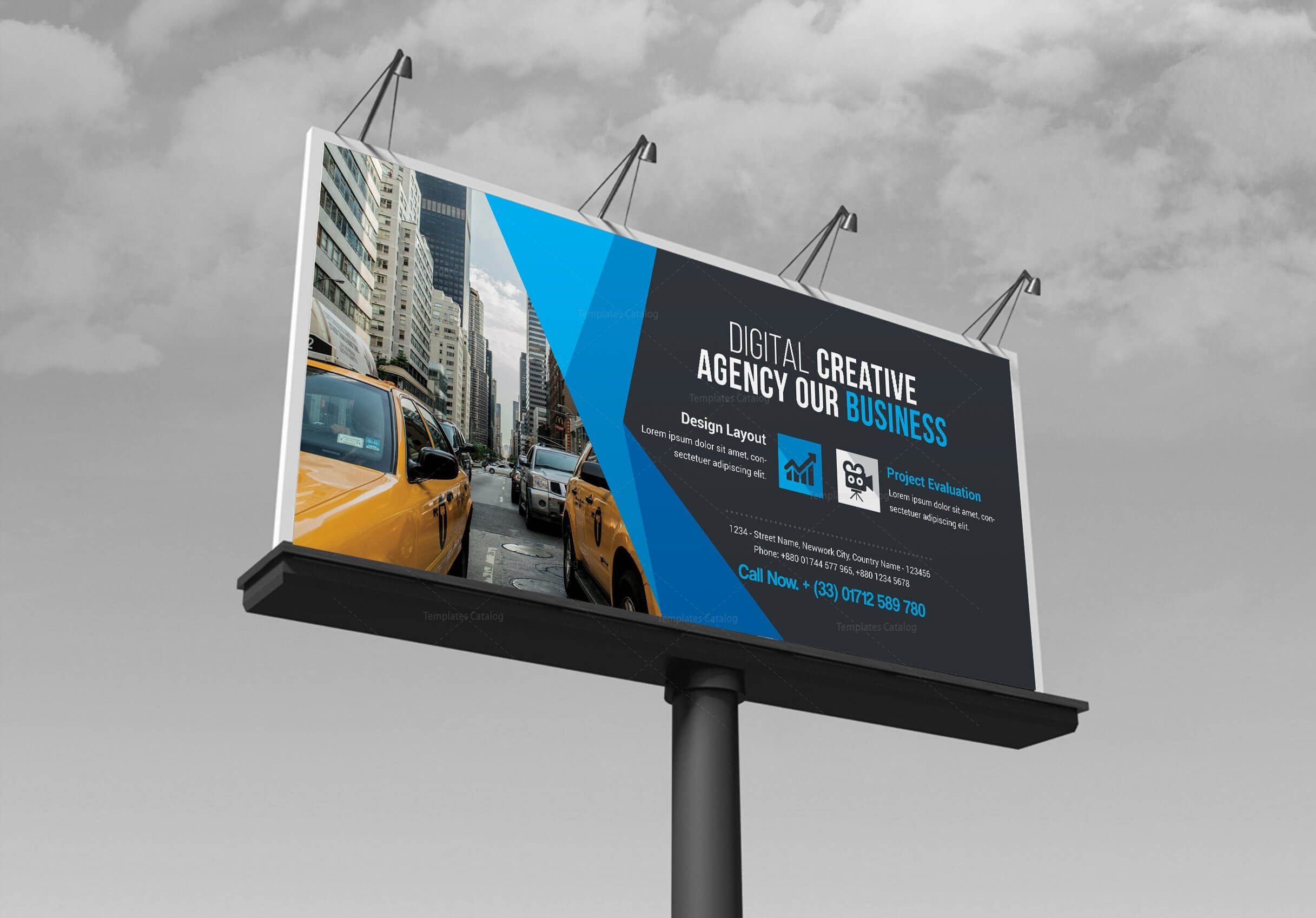 Business Billboard Banner Template 000352 Within Street Banner Template
