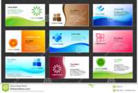 Business Card Template Design Stock Vector - Illustration Of for Calling Card Free Template