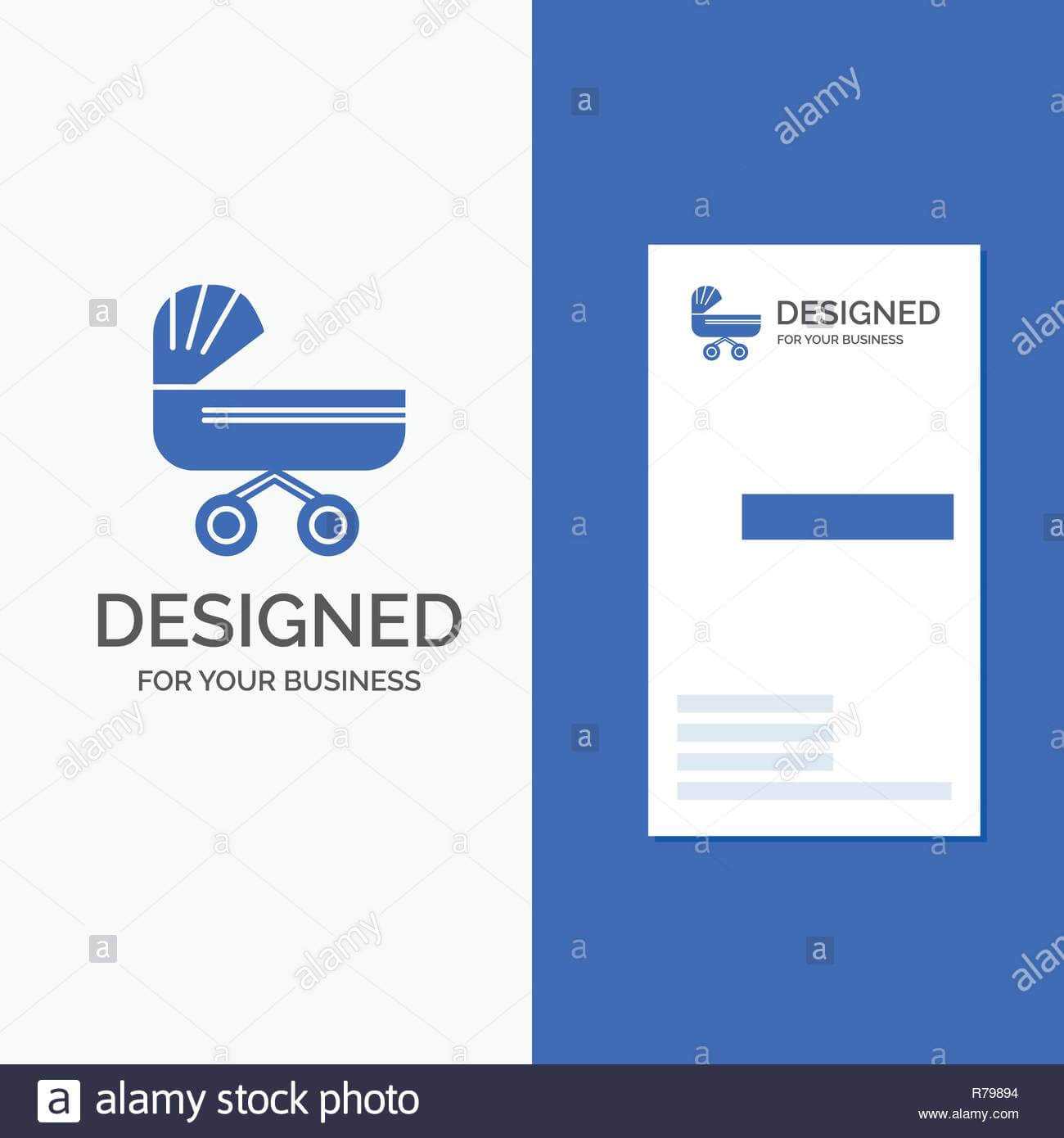 Business Logo For Trolly, Baby, Kids, Push, Stroller Throughout Push Card Template