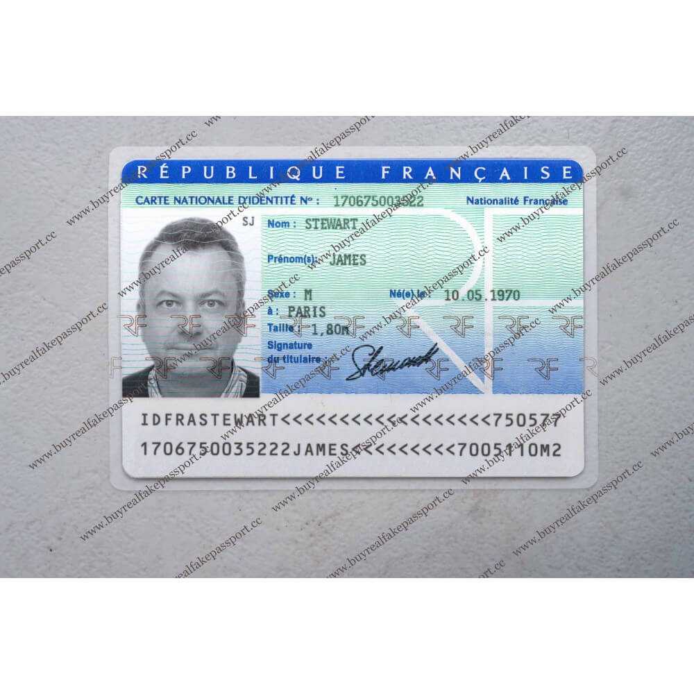 Buy French Original Id Card Online, Fake National Id Card Of Regarding French Id Card Template