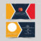 Calling Card Template For Business Man With Geometric Design within Template For Calling Card