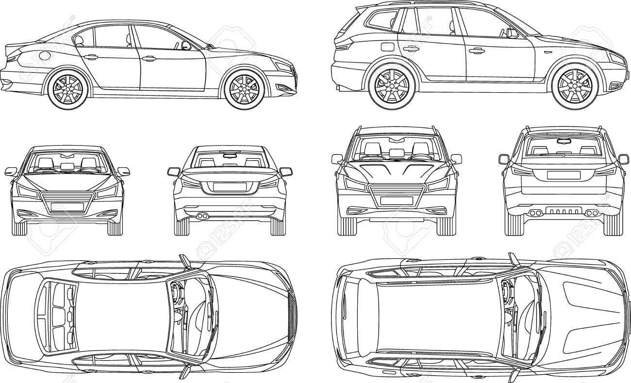 Car Line Draw Insurance, Rent Damage, Condition Report Form Blueprint Throughout Car Damage Report Template