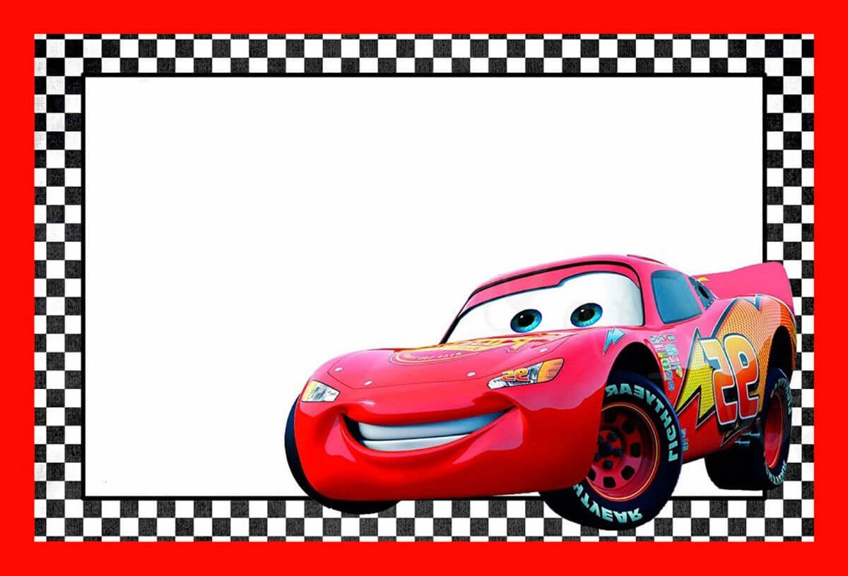 Cars Lightning Mcqueen Printable Template In 2019 | Cars With Cars Birthday Banner Template
