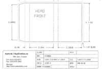 Cassette Insert Print Specs within Cassette J Card Template