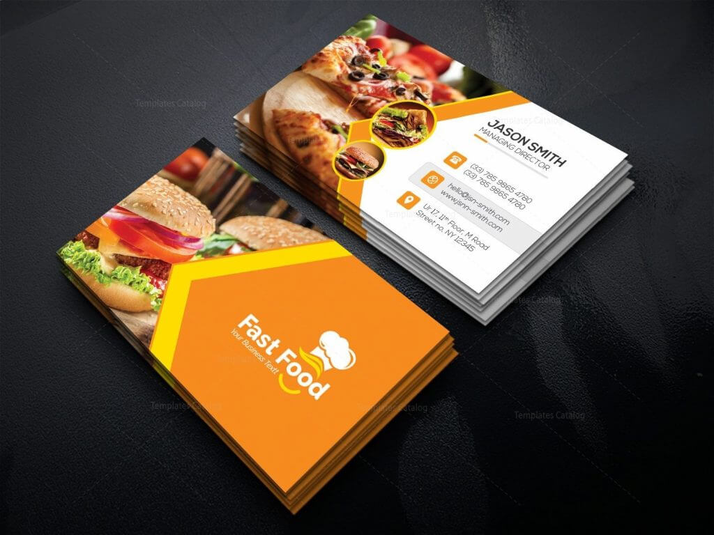 Catering Business Cards Wording Visiting Card Templates In Food Business Cards Templates Free