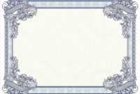 Certificate Borders Design Unique Certificate Border Design within Certificate Border Design Templates