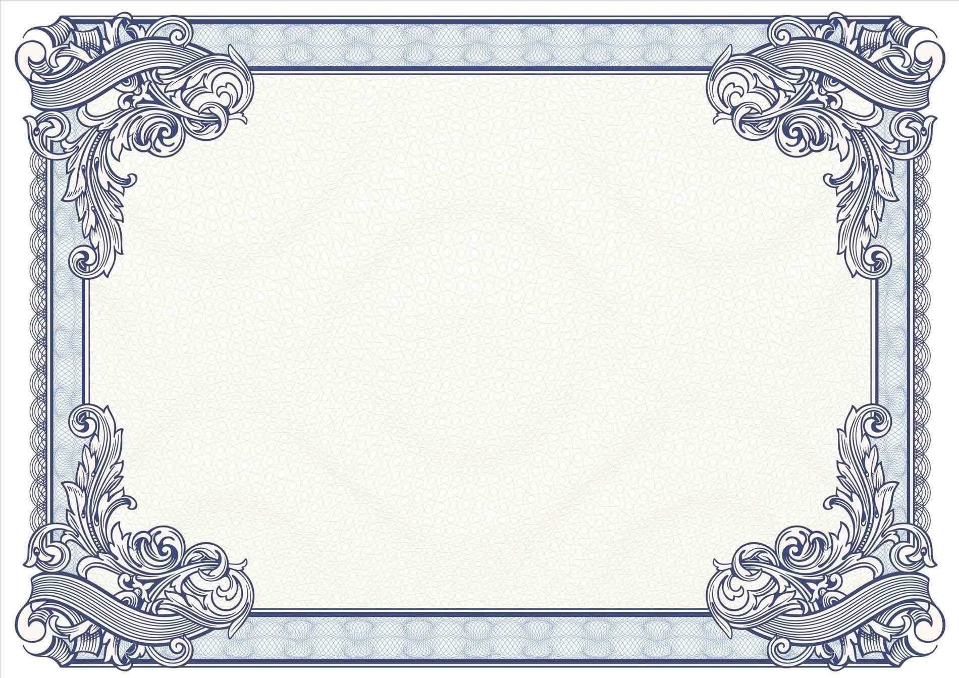 Certificate Borders Design Unique Certificate Border Design Within Certificate Border Design Templates