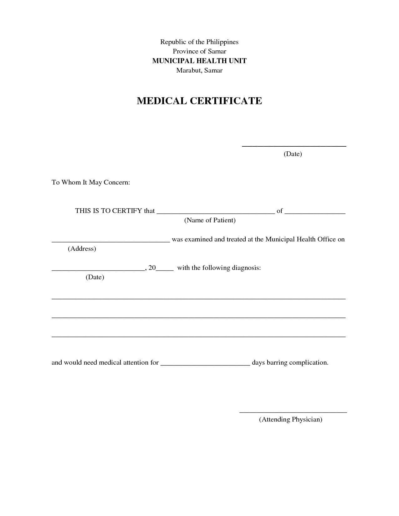 Certificate Clipart Medical Certificate, Certificate Medical In Free Fake Medical Certificate Template