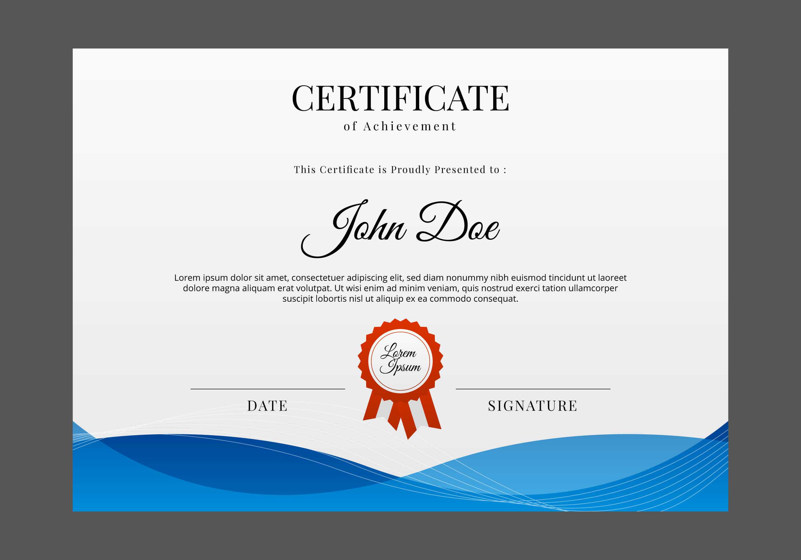 Certificate Design Free Vector Art – (10,209 Free Downloads) Inside Design A Certificate Template