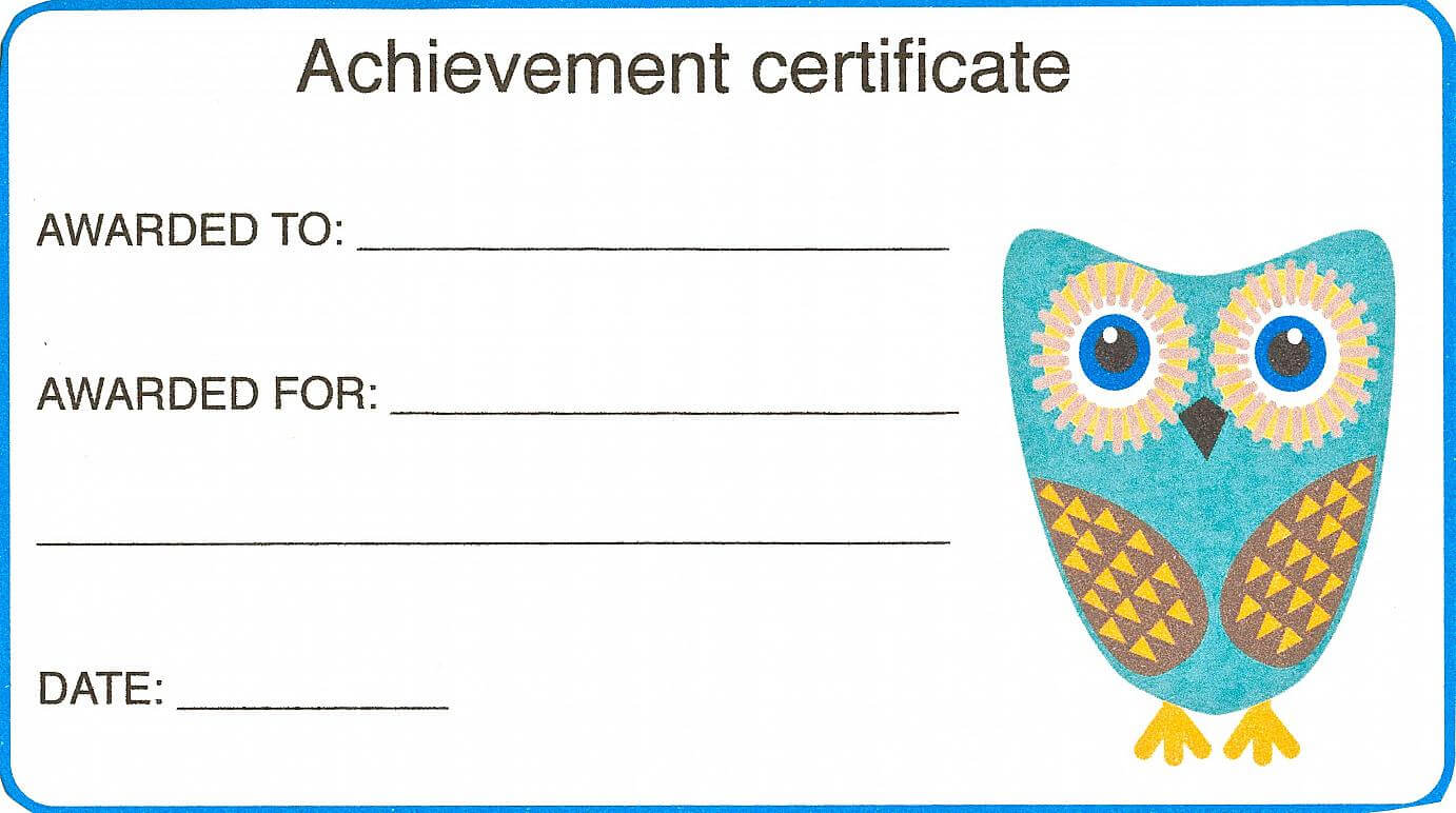 Certificate For Kid Template – Certificate Templates With Certificate Of Achievement Template For Kids
