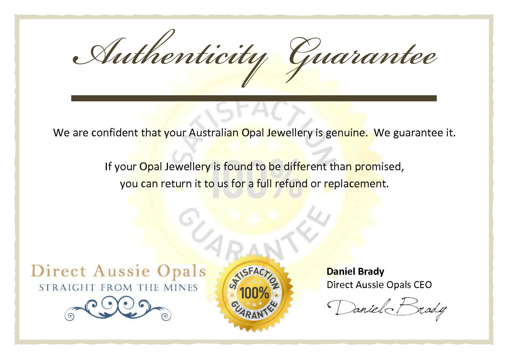 Certificate Of Authenticity Template | Aplg Planetariums In Certificate Of Authenticity Template
