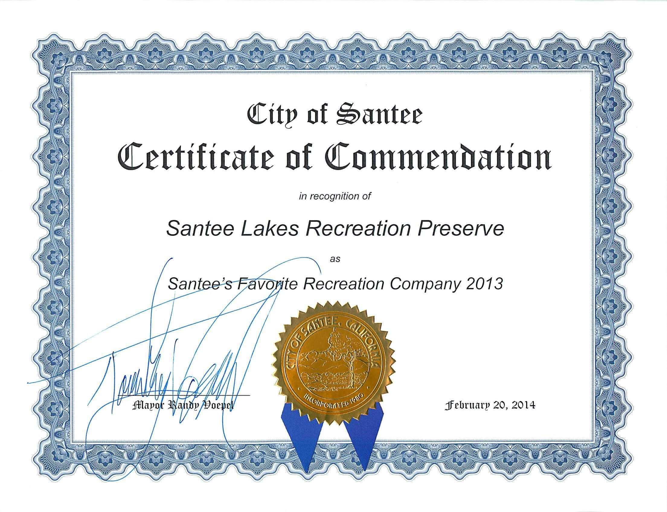 certificate-of-commendation-from-the-city-of-santee-throughout-validation-certificate-template