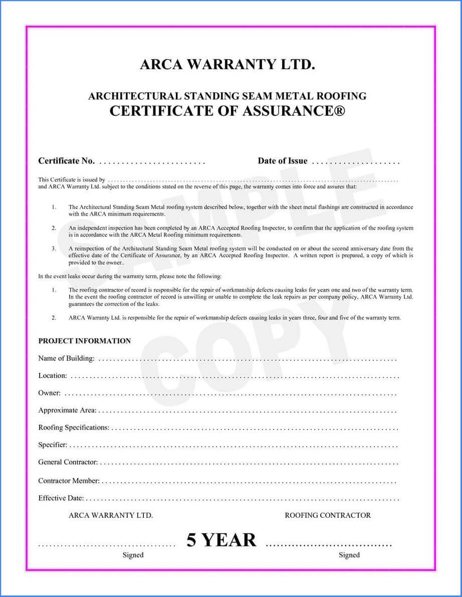 Certificate Of Completion Construction Sample #2562 In Construction Certificate Of Completion Template