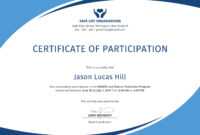 Certificate Of Participation Template Ppt - Atlantaauctionco intended for Certificate Of Participation Template Ppt