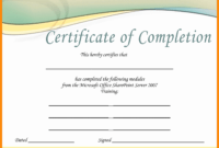 Certificate Template Archives - Atlantaauctionco regarding Free Certificate Templates For Word 2007