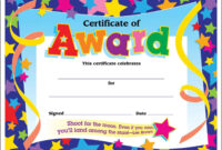 Certificate Template For Kids Free Certificate Templates with Fun Certificate Templates