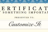 Certificate Template For Pages And Pdf - Mactemplates with regard to Certificate Template For Pages