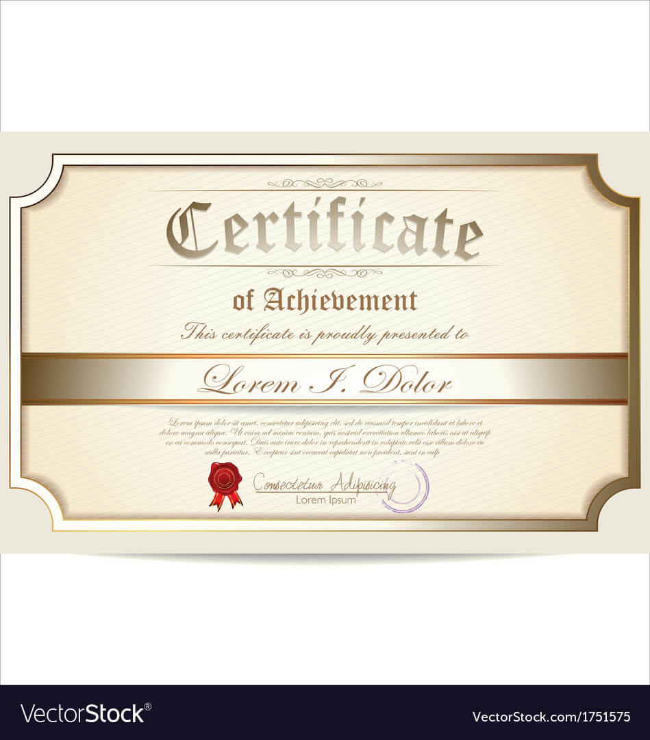 Certificate Template In Commemorative Certificate Template
