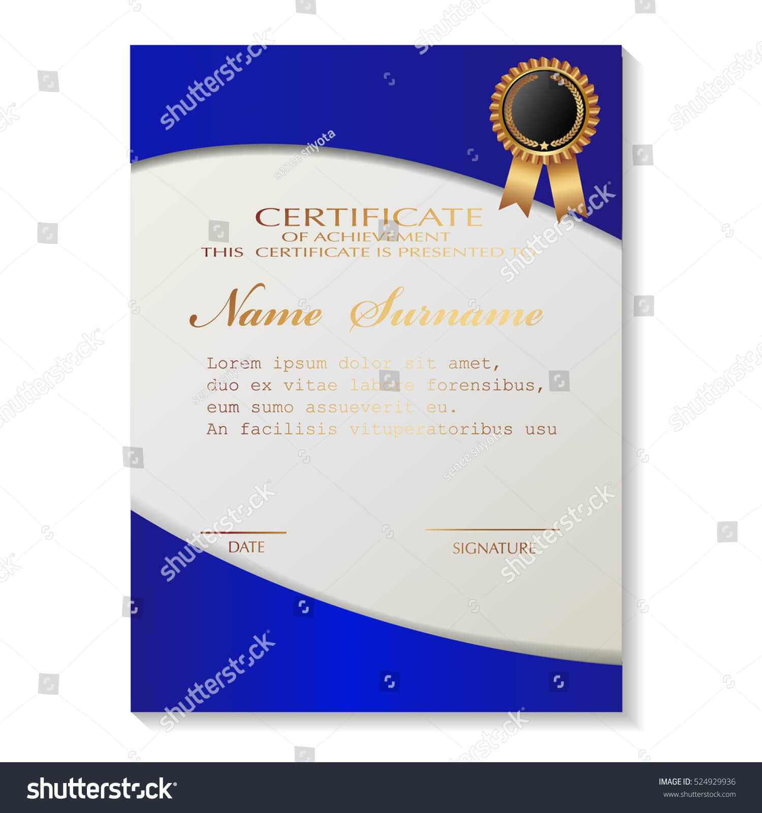 Certificate Template Luxury Modern Pattern Qualification Pertaining To Qualification Certificate Template