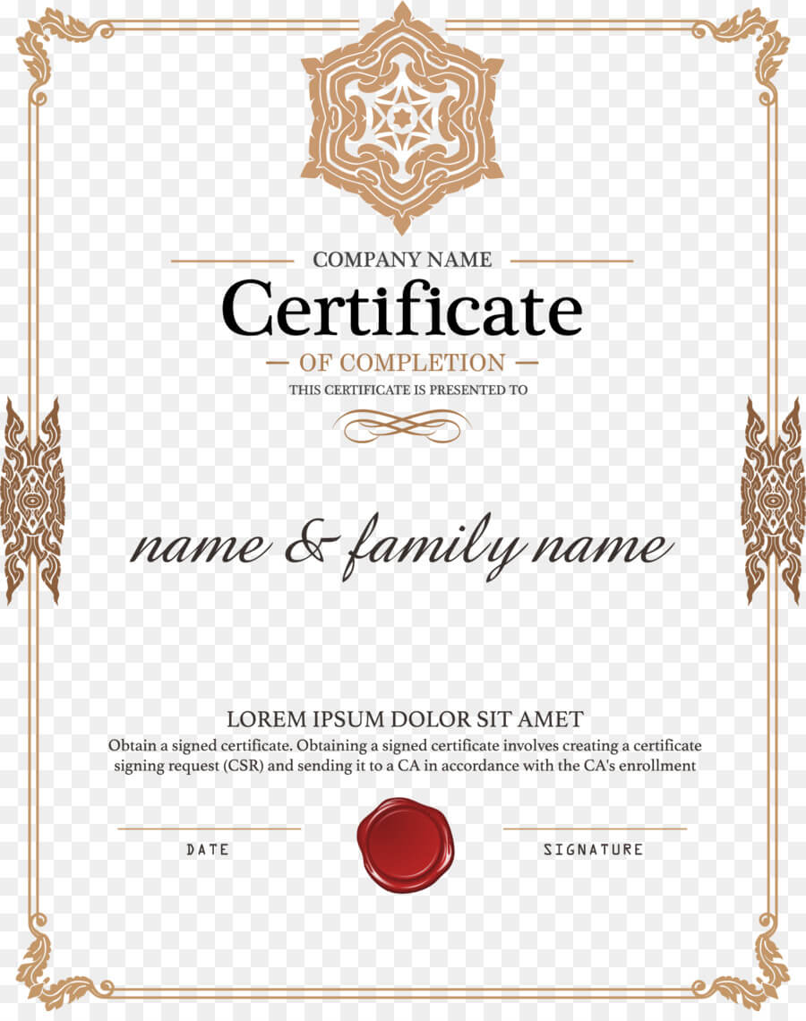 Certificate Template Png Download - 1579*1980 - Free Inside Certificate Of Authorization Template