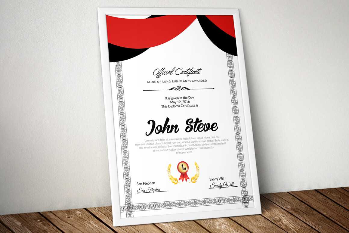 Certificate Template – Vsual Inside Indesign Certificate Template