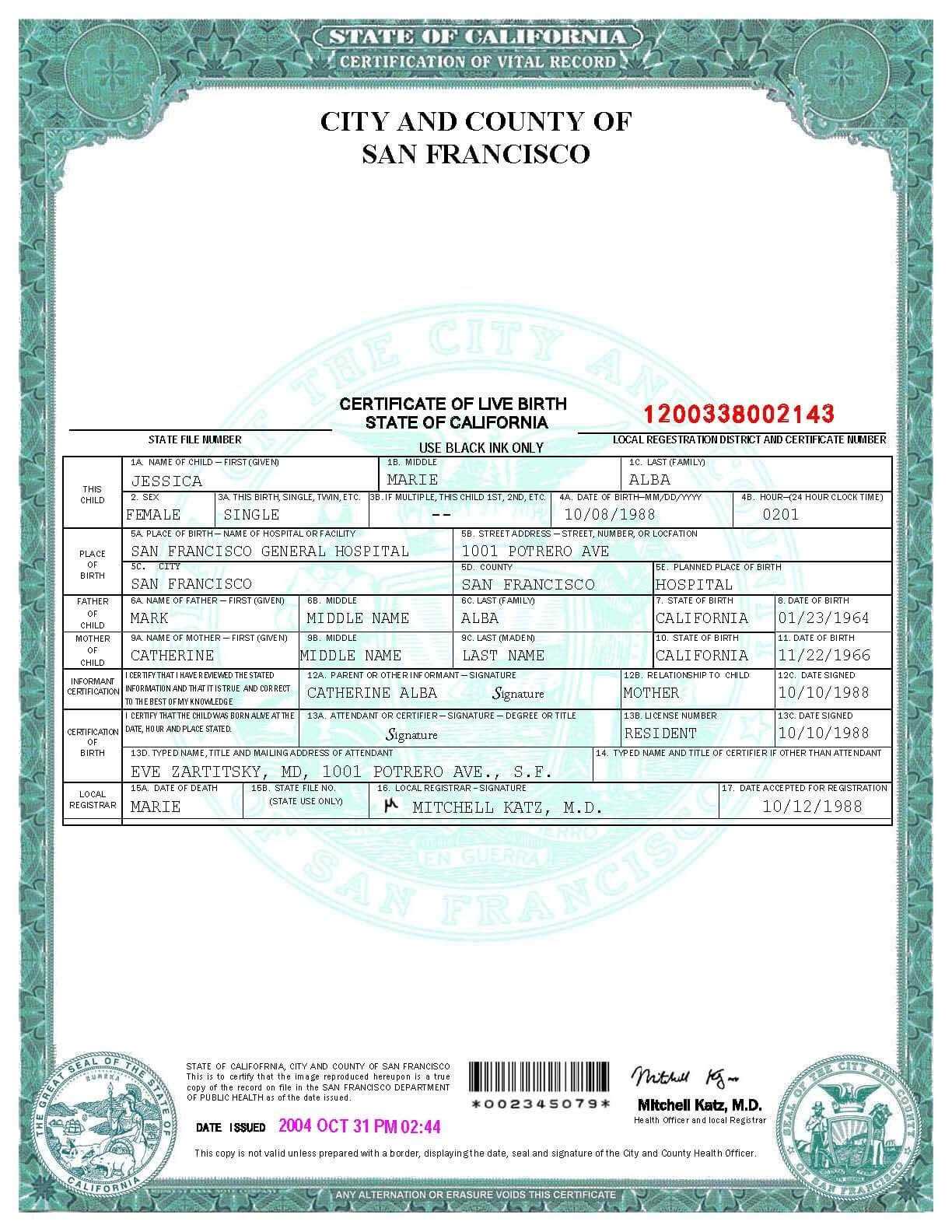 Certificates. Amazing Fake Birth Certificate Template With Birth Certificate Fake Template