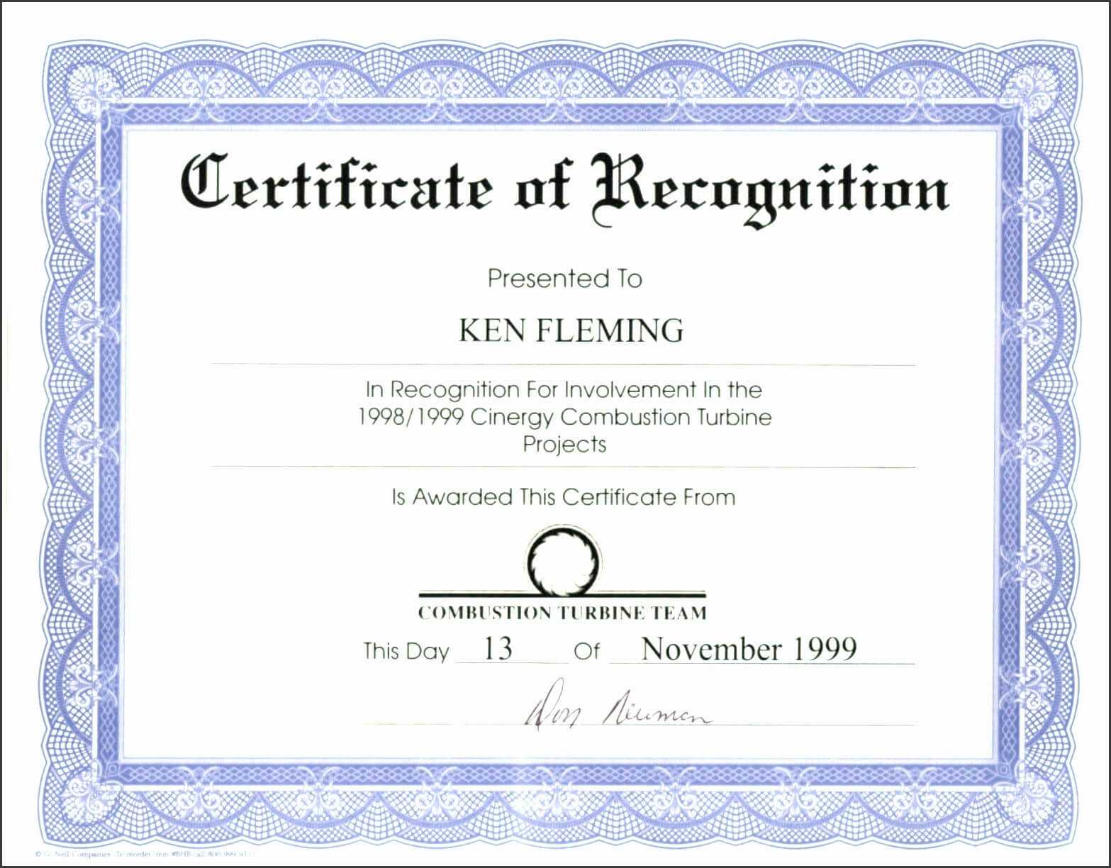 Certificates. Appealing Recognition Certificate Template Regarding Certificate Of Recognition Word Template