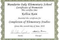 Certificates. Cool Promotion Certificate Template Example in Promotion Certificate Template