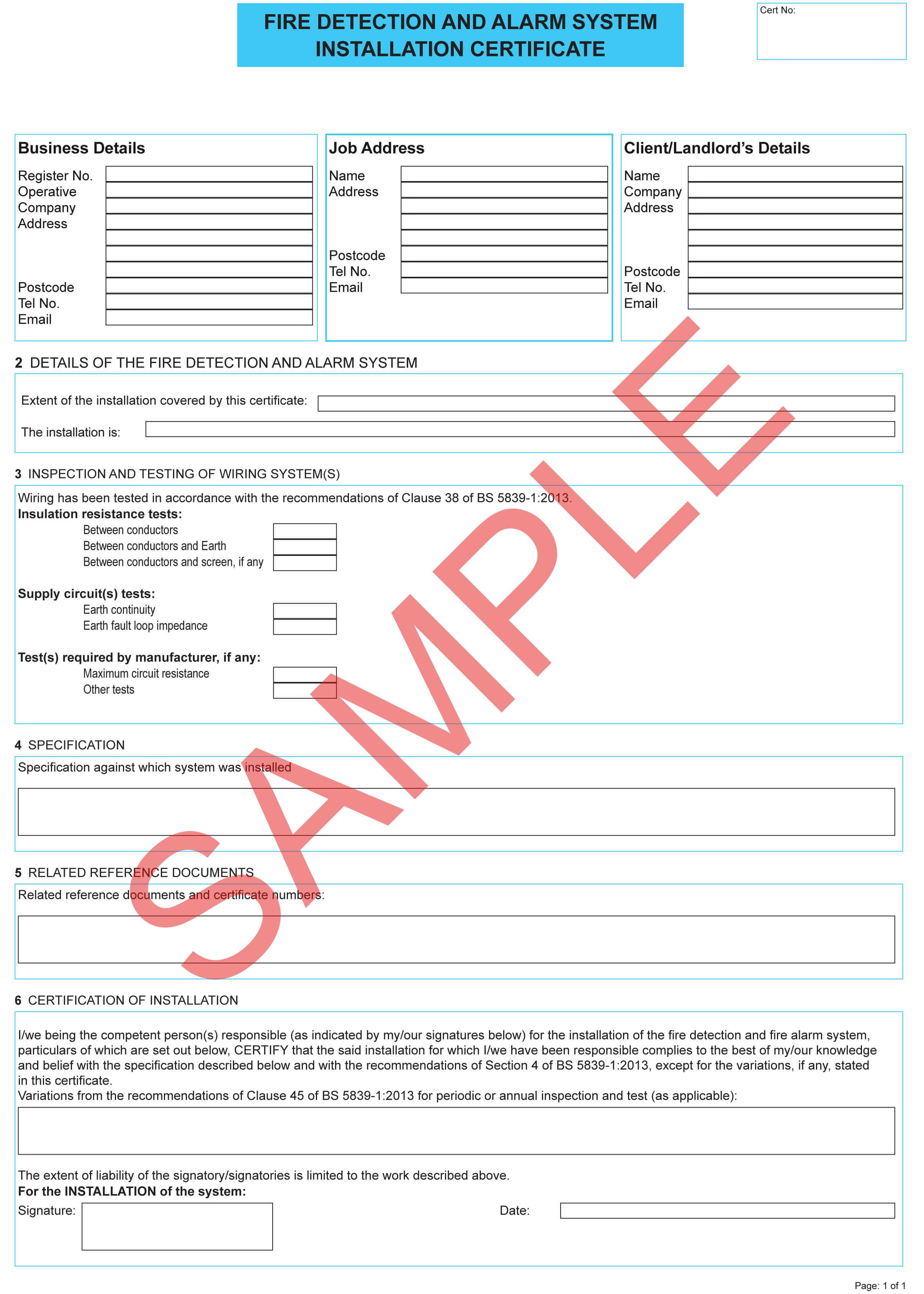 Certificates | Everycert Throughout Certificate Of Inspection Template