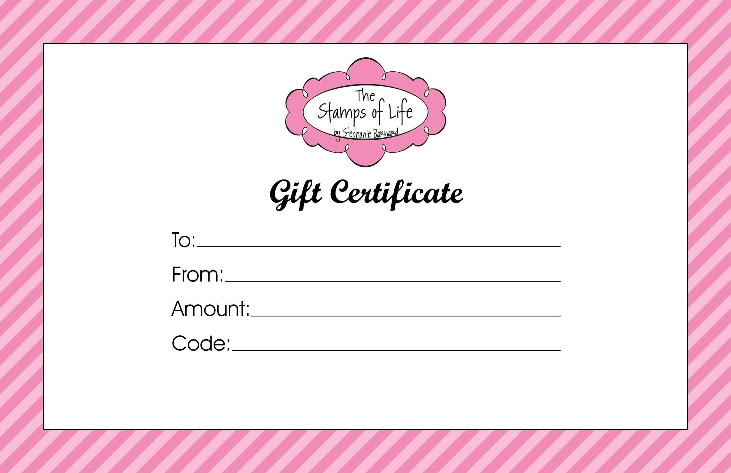 Certificates. Fascinating Gift Certificate Template Word Intended For Salon Gift Certificate Template