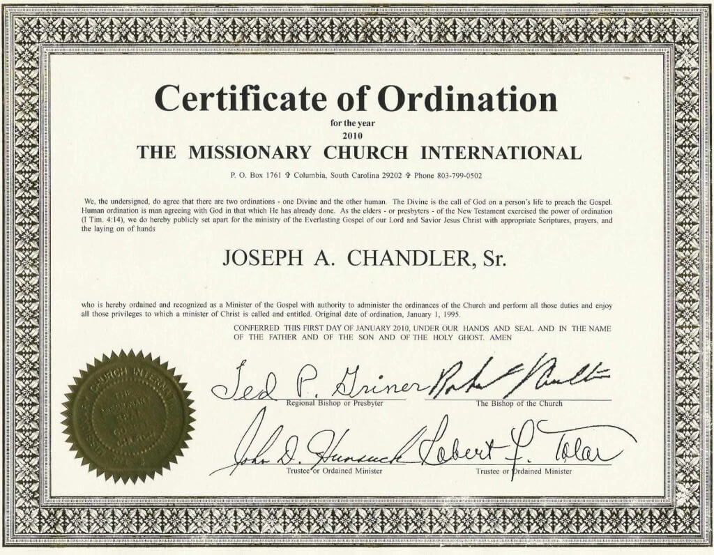 Certificates: Latest Ordination Certificate Template Example Inside Ordination Certificate Templates