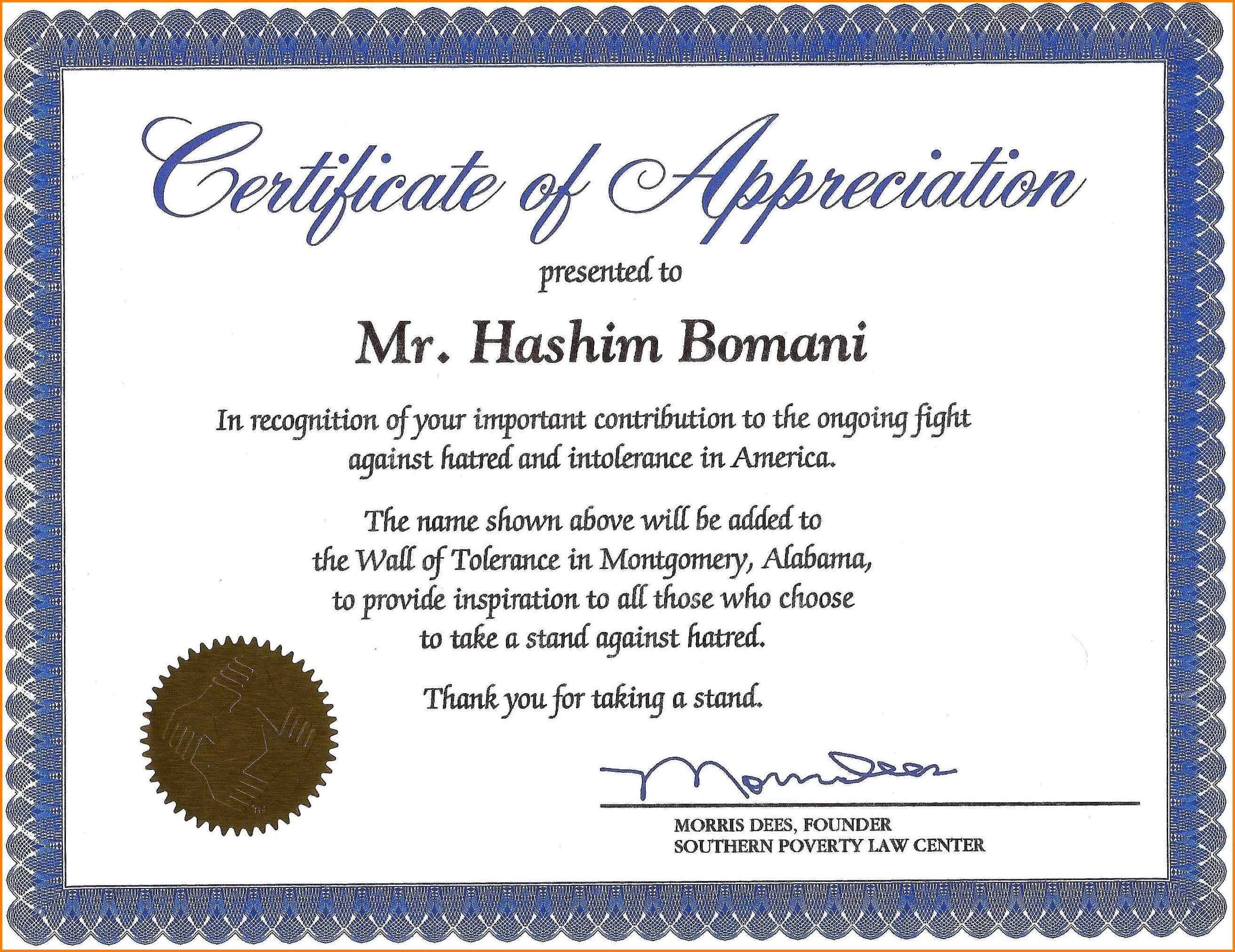 Certificates. Popular Certificate Of Recognition Template Throughout Sample Certificate Of Recognition Template