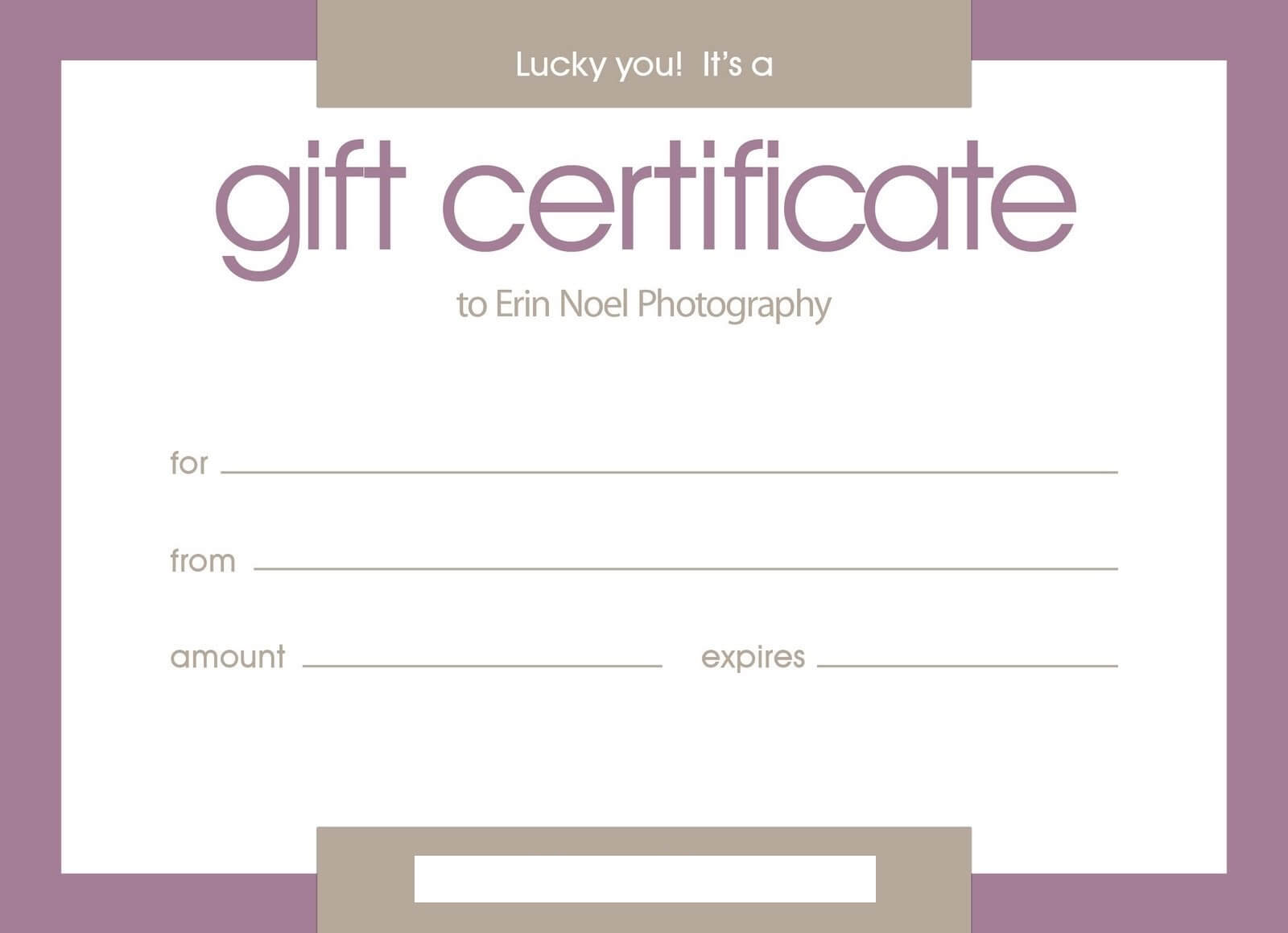 Certificates: Stylish Free Customizable Gift Certificate Intended For Printable Gift Certificates Templates Free