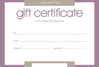 Certificates. Terrific Template For Gift Certificate Example with Gift Certificate Template Publisher